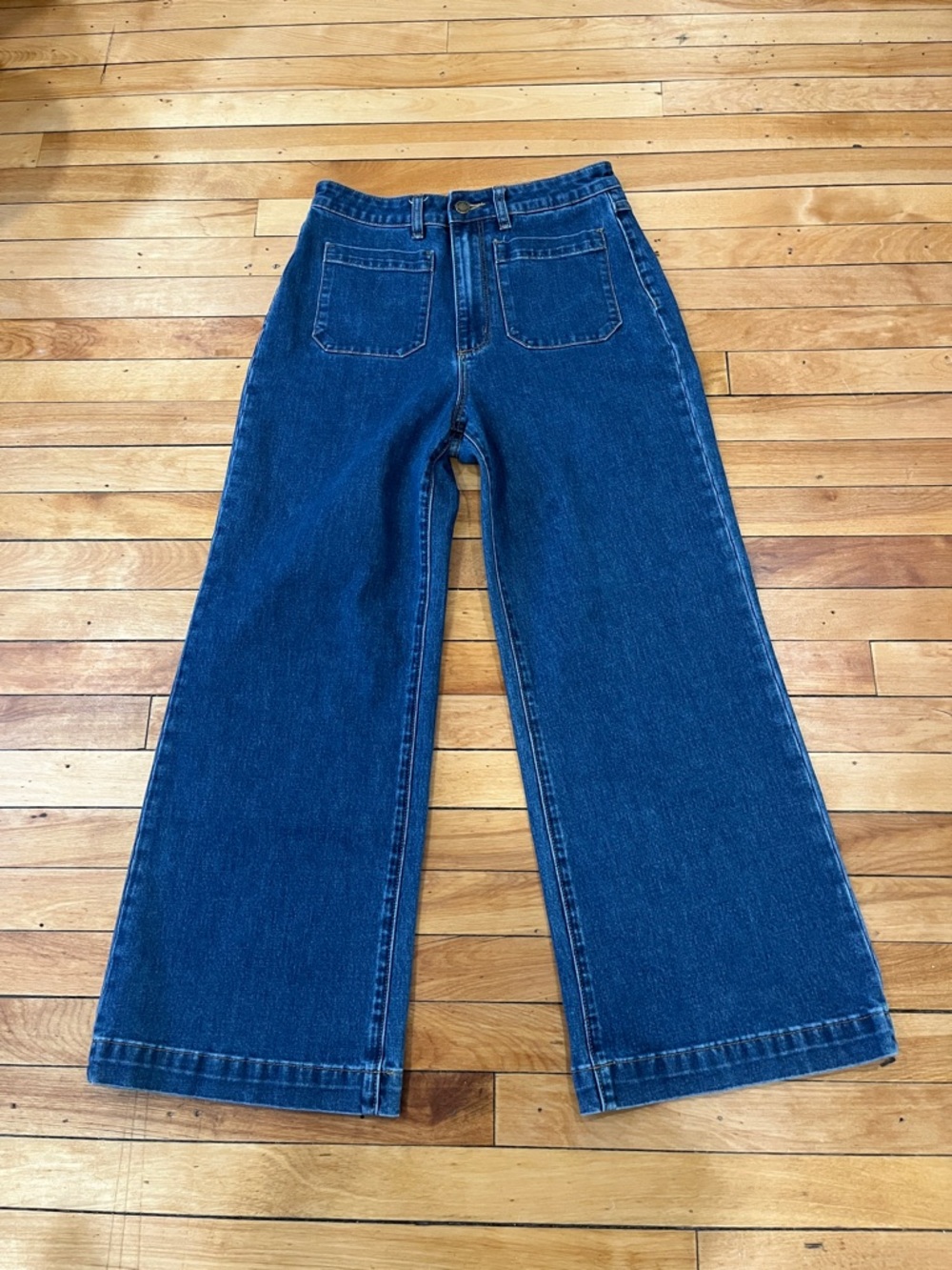 ROLLA’S Sailor wide leg high rise crop - Picture 2 of 11